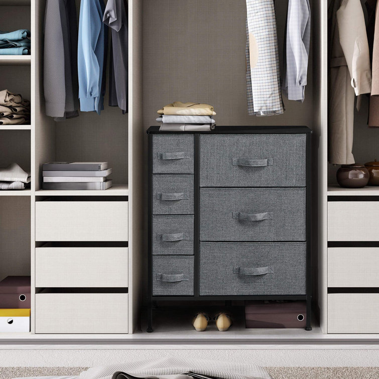 Draper Chest Of Drawers 7 Drawers Fabric Storage Dresser